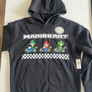 Nintendo Black Checkered Hoodie